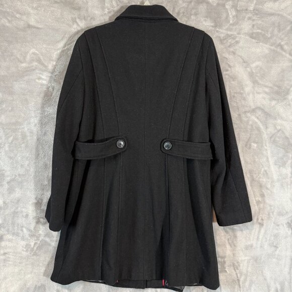 Merona Plus Size Black Wool Blend Heavyweight Coat Women’s XXL - Picture 6 of 10